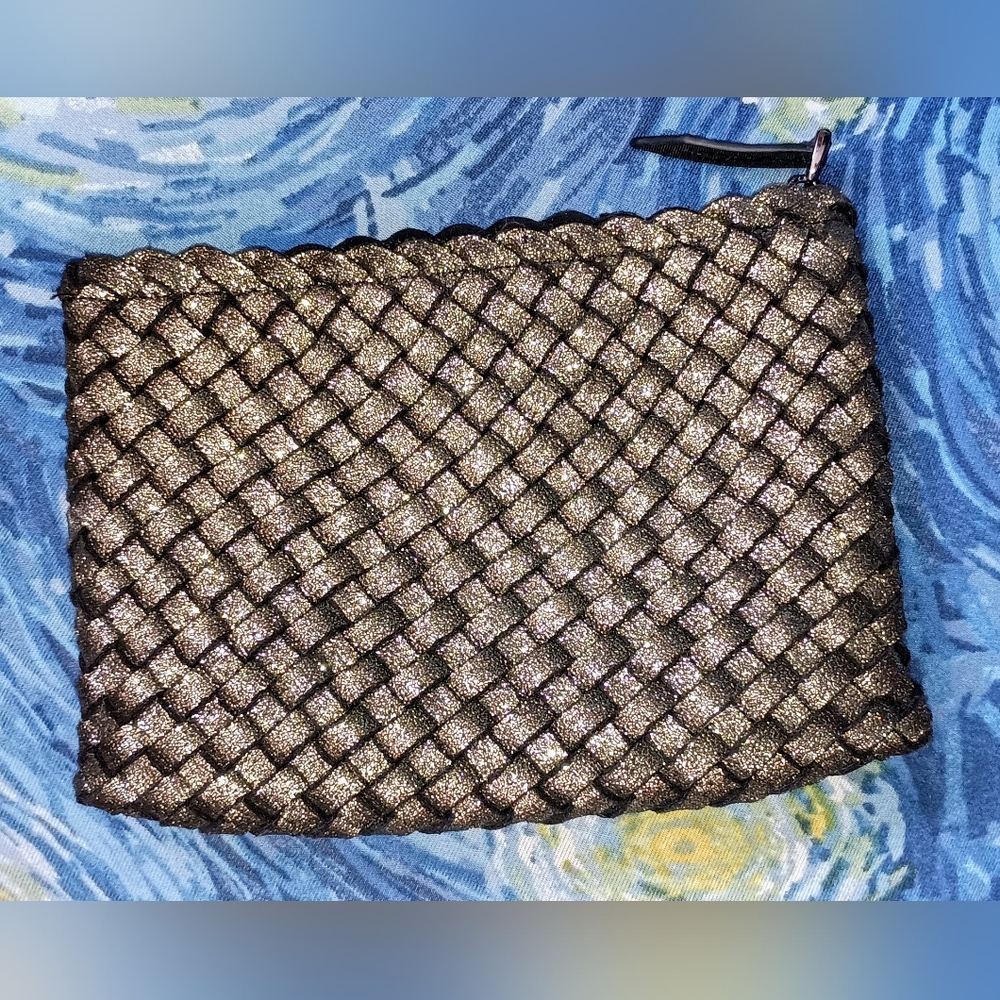 Naghedi Woven Metallic Clutch